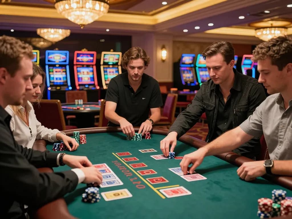 Experience thrilling gameplay at mm 88 blackjack table with live dealers and engaged players.