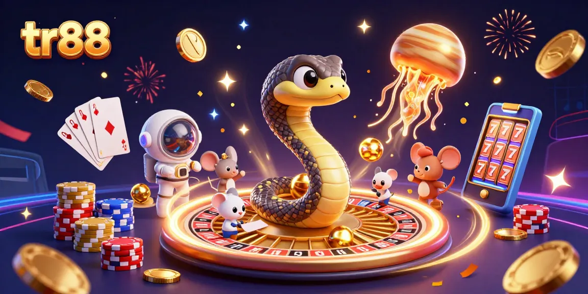 Experience thrilling bets with tr88 as astronauts wager on a cosmic roulette wheel.