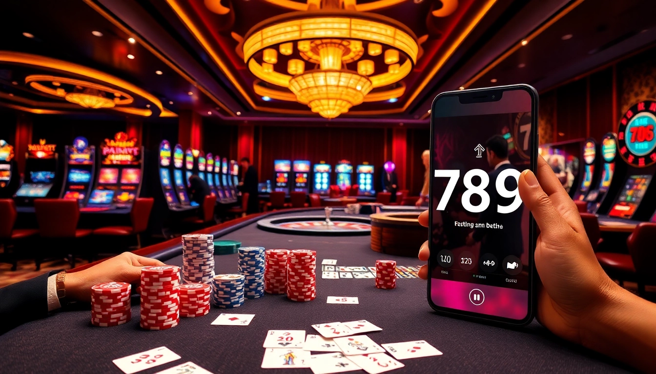 Experience thrilling play at the 789f online casino with vibrant tables and exciting slot machines.