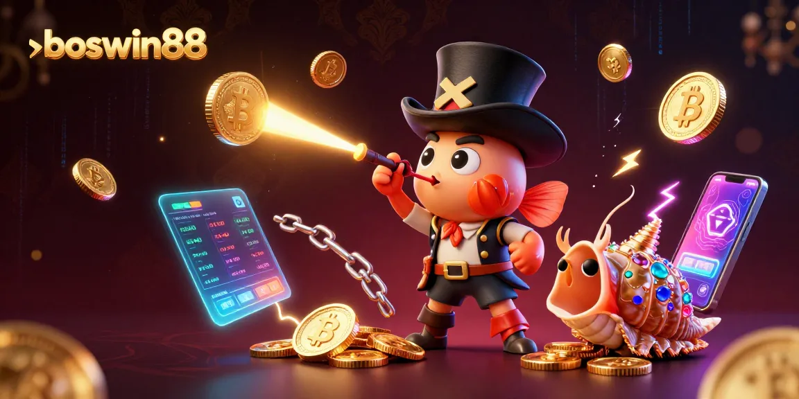 Menangkan hadiah di boswin88 dengan simbol slot spesial dan koin emas bersinar!